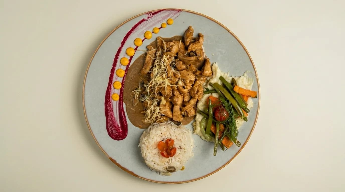 Émincé De Poulet Crème Champignons