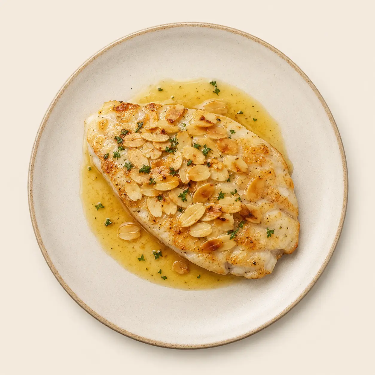 Filet De Saint Pierre Aux Amandes