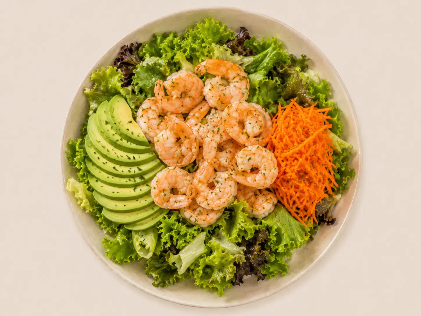 Salade Avocat Aux Crevettes