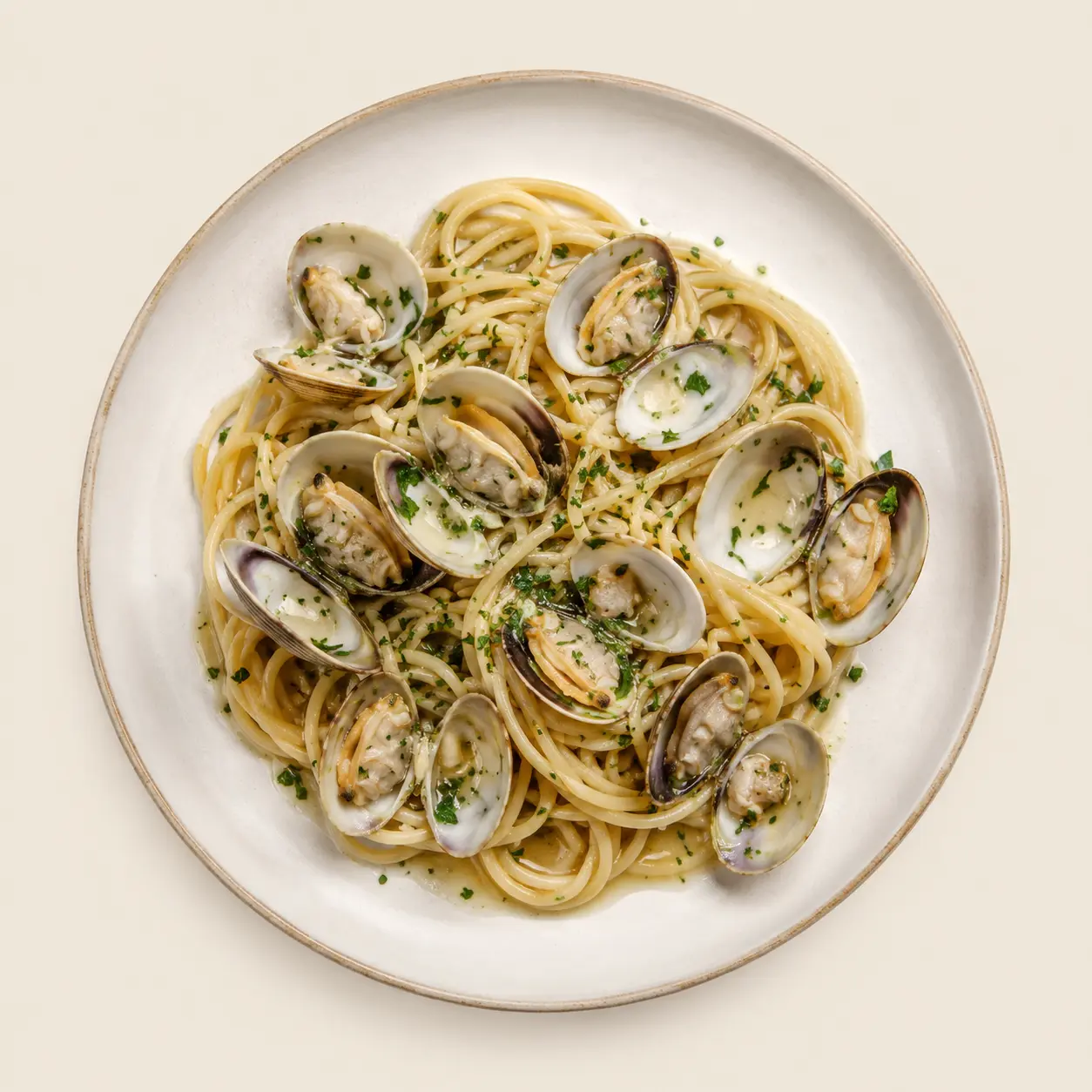 Spaghetti Almejas (Palourdes)